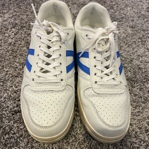 Draper James White and Blue Athletic Shoes